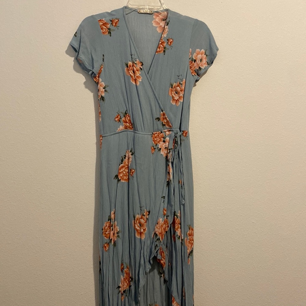 High-low, wrap dress from Altar’d State. Size M.